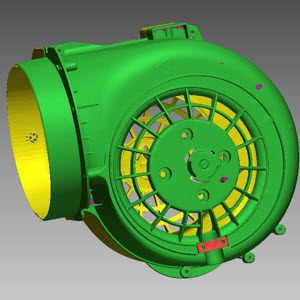 Dịch vụ scan 3d và in 3D cụm chi tiết vỏ bơm công nghiệp