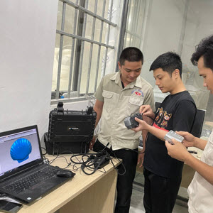 Công ty TNHH 3D SHAPE bàn giao thiết bị máy scan 3D SIMSCAN cho nhà máy sứ Hảo Cảnh